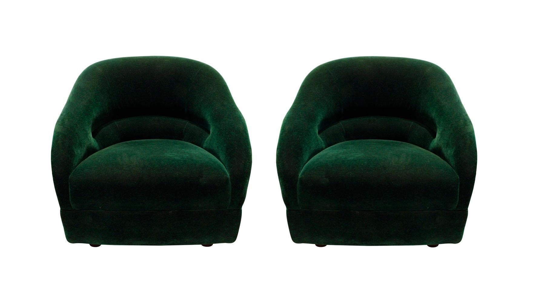 Ward Bennett Lounge Chairs for Brickel Associates Inc In Good Condition In Dallas, TX