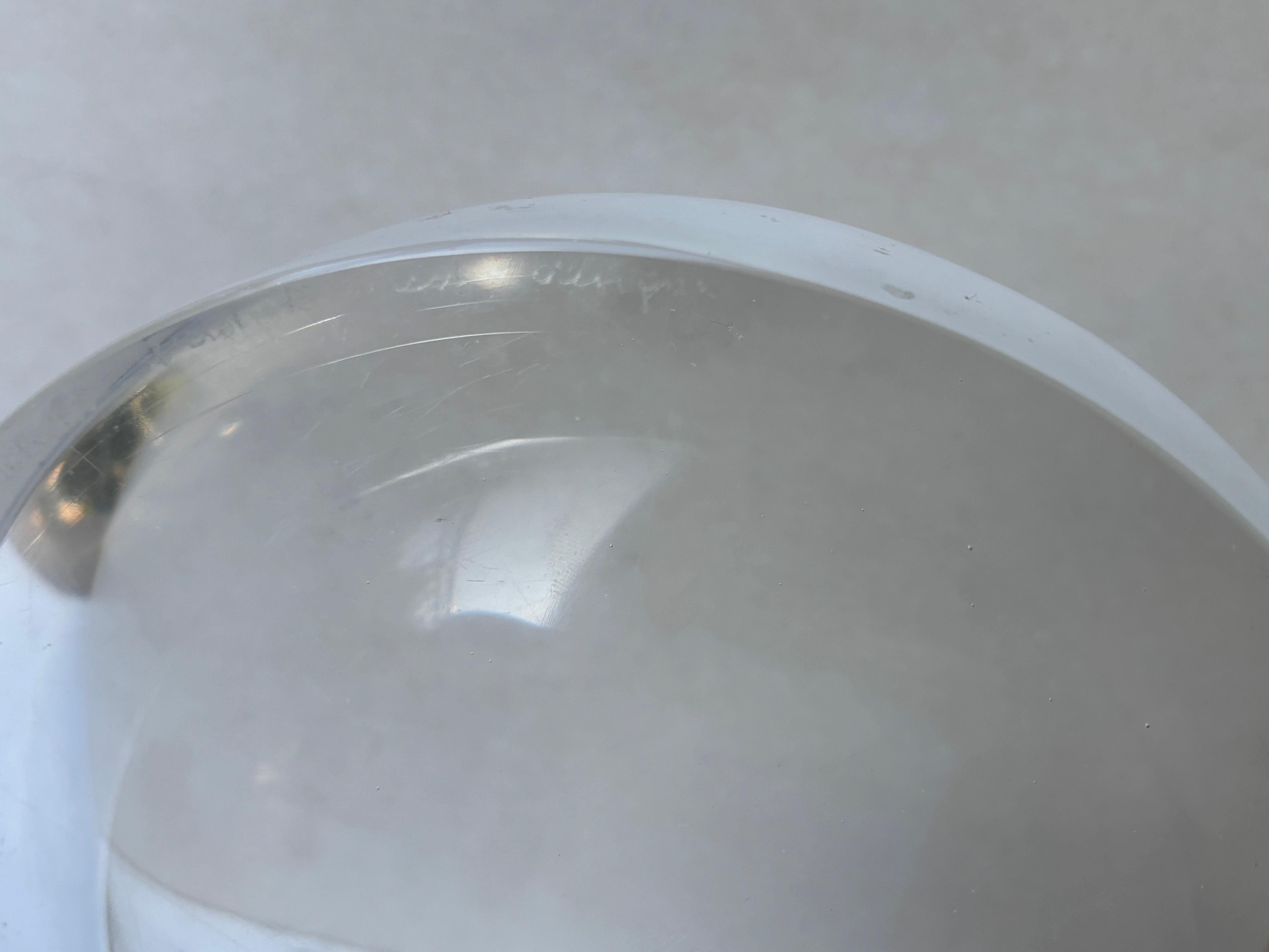 Ward Bennett Murano glass bowl/ Vide-Poche by Salviati , signed im Zustand „Gut“ im Angebot in Los Angeles, CA