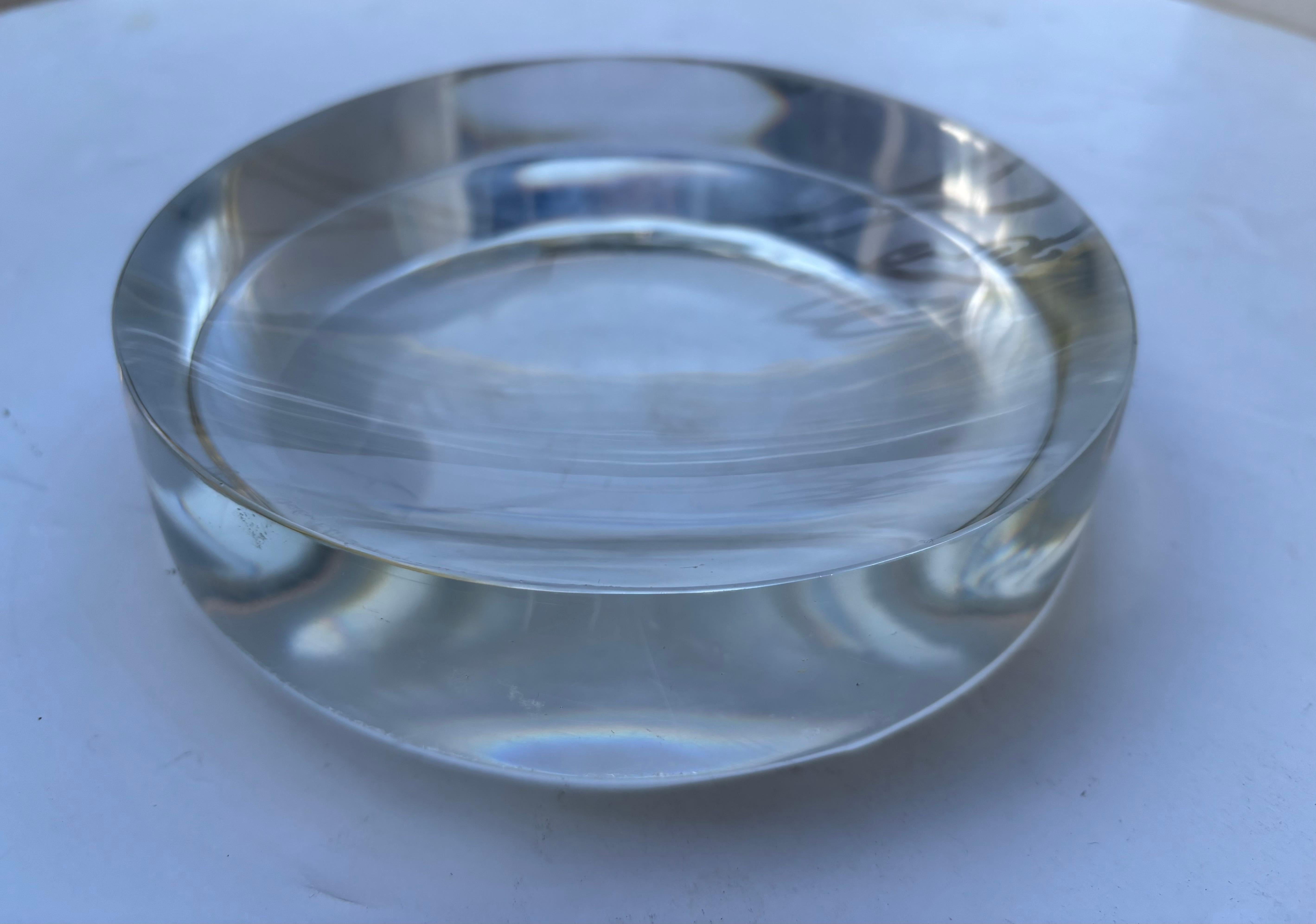 Ward Bennett Murano glass bowl/ Vide-Poche by Salviati , signed (20. Jahrhundert) im Angebot