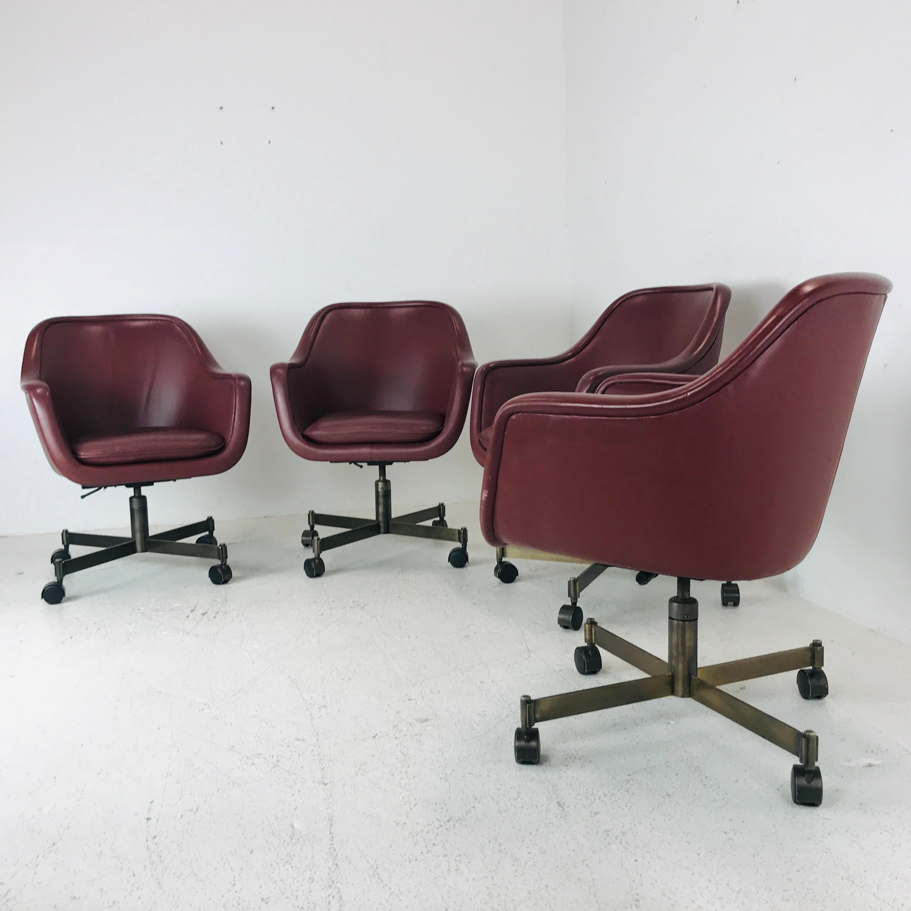 Vintage Ward Bennett office chairs, 4 available.
