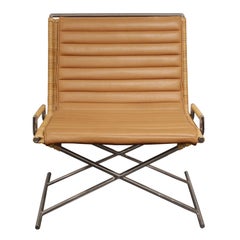 Ward Bennett Paar schöne "Schlittenstühle" 1970er Jahre 'signiert'