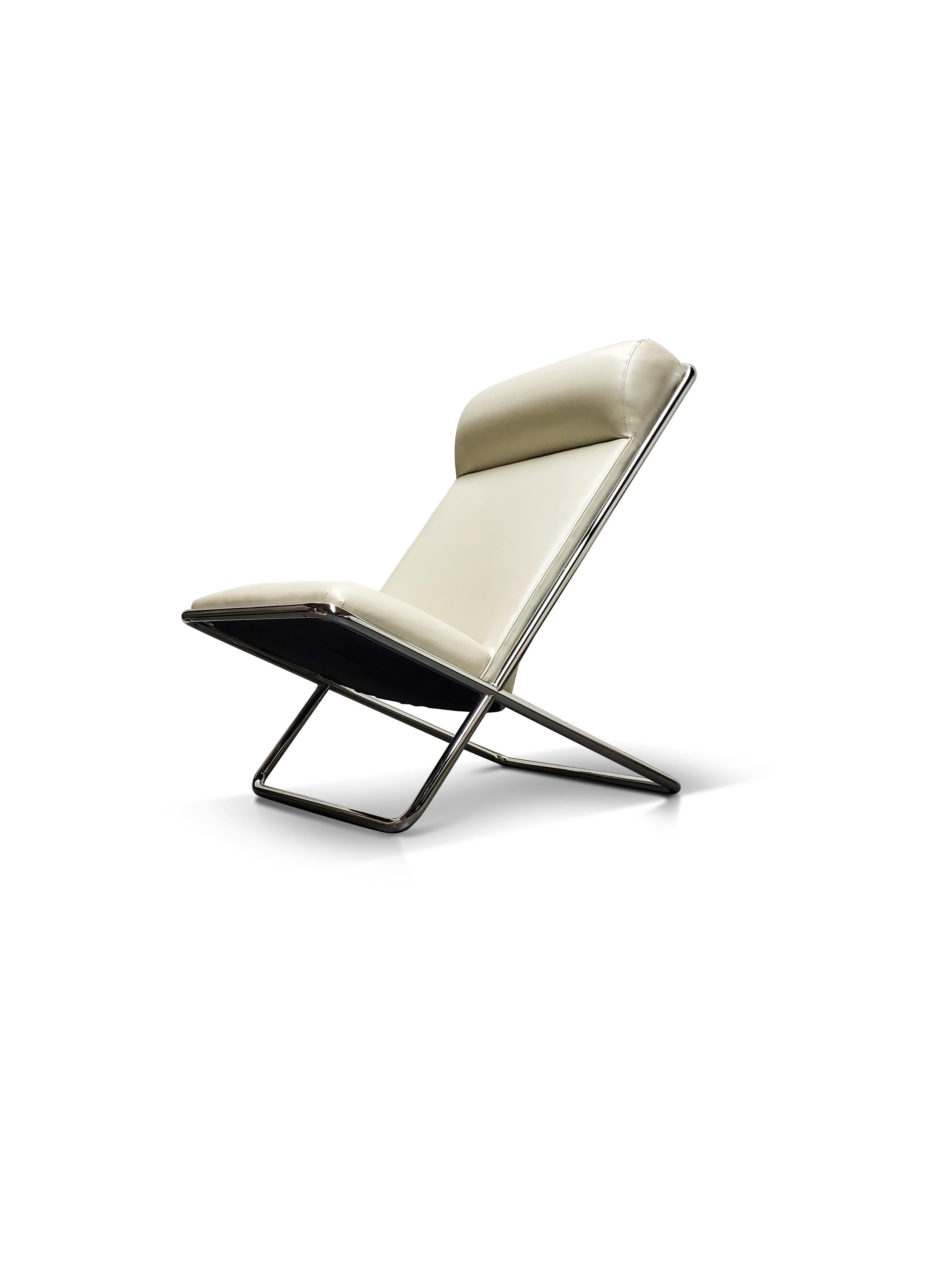 Ward Bennett Scissor Lounge Chair  For Sale 6