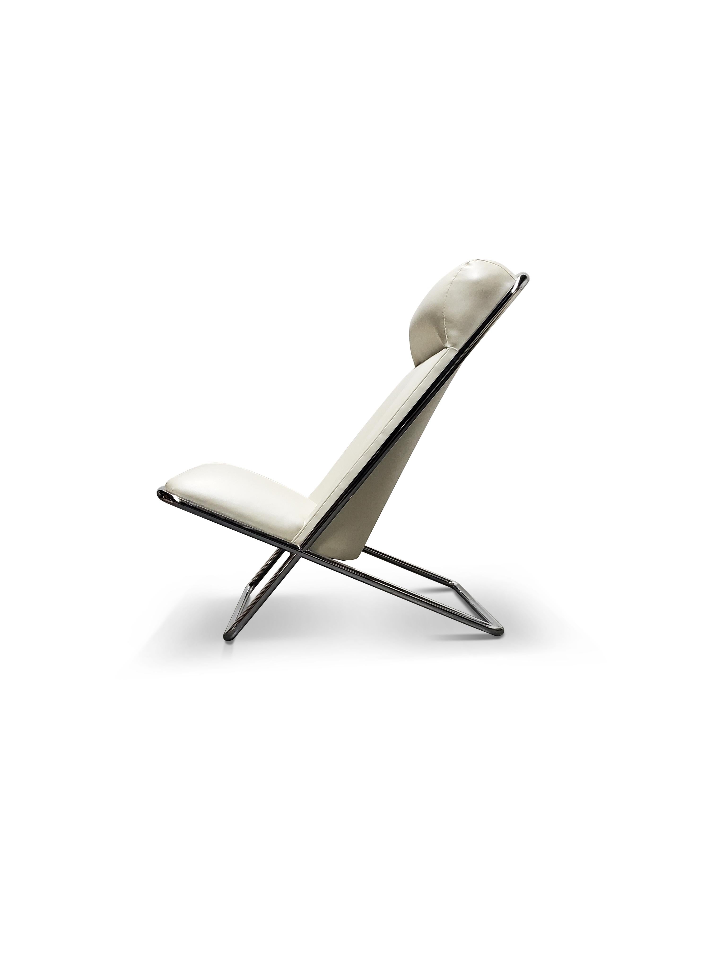 Ward Bennett Scissor Lounge Chair  im Zustand „Gut“ im Angebot in Middlesex, NJ