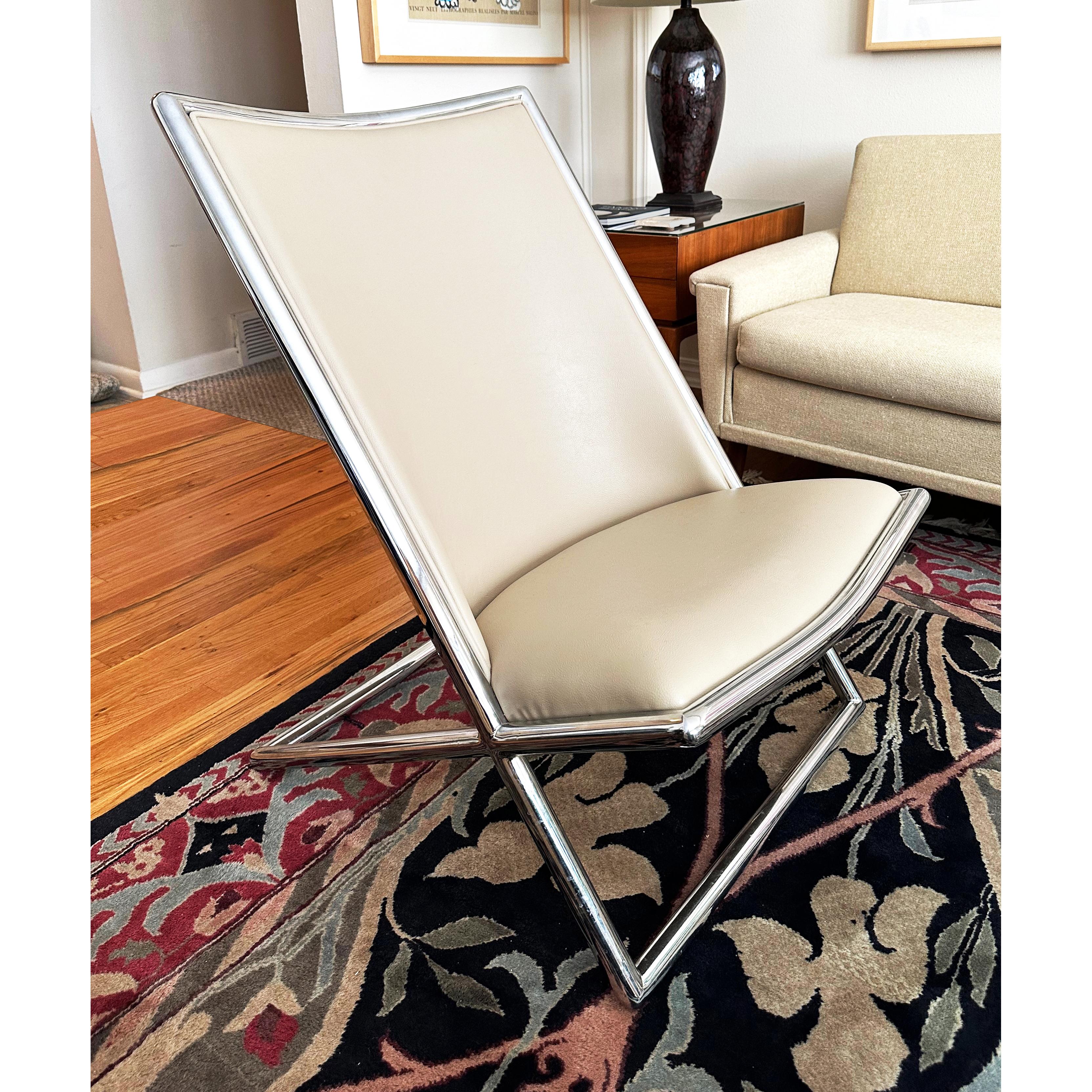 ward bennett scissor chair