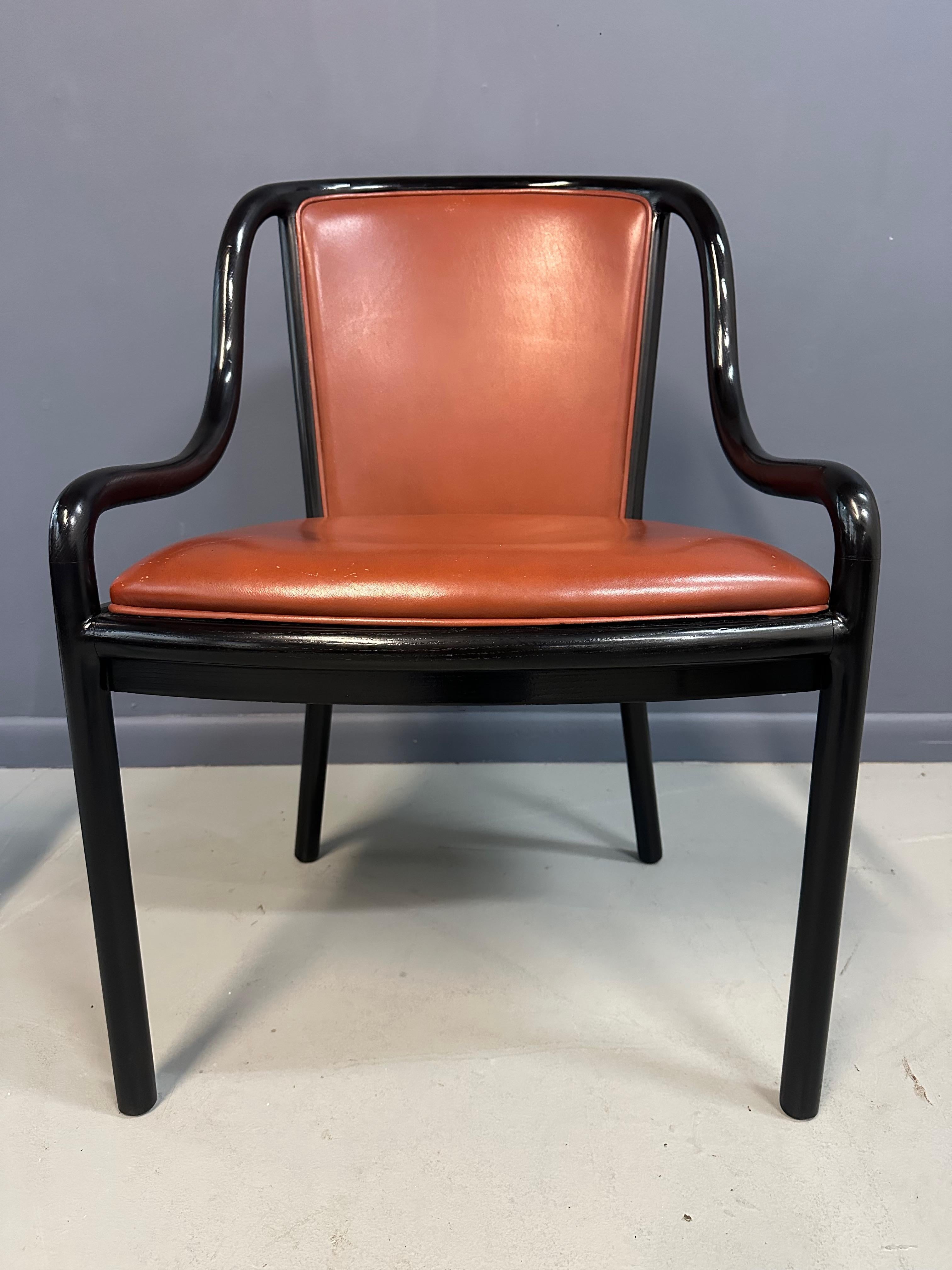 Mid-Century moderno Set di quattro rare sedie Landmark Variation di Ward Bennetts per Brickel Associates in vendita