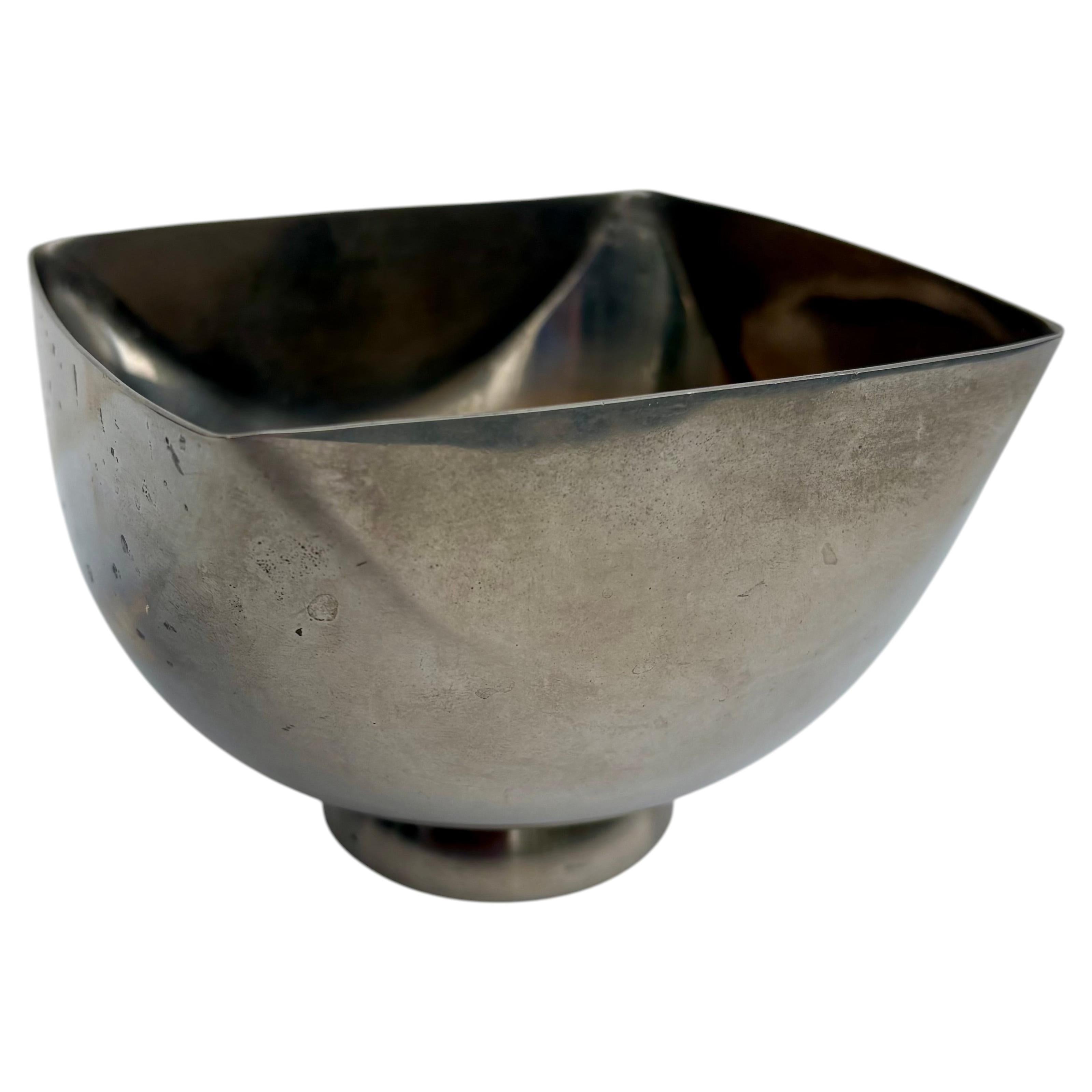 Ward Bennett silver plate bowl