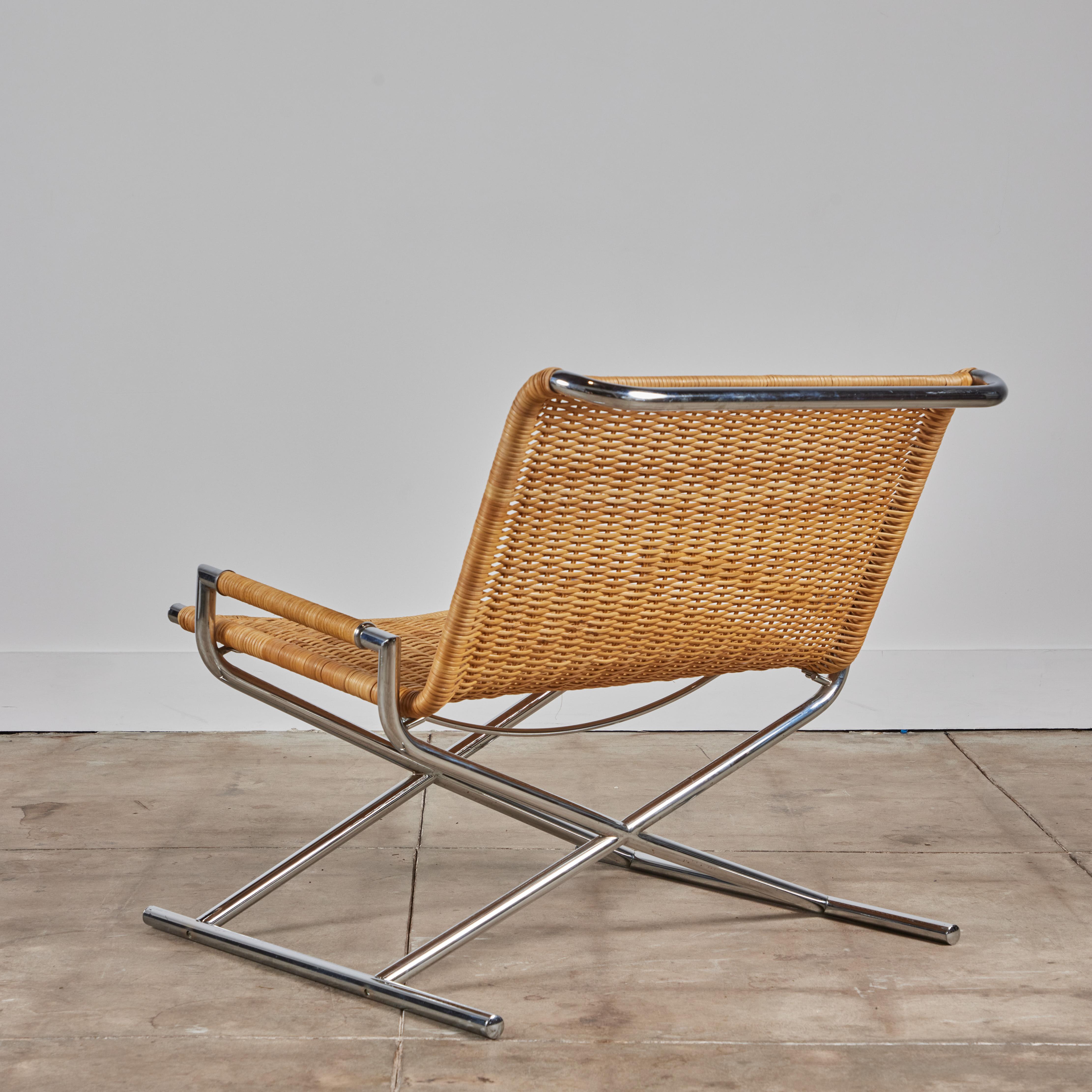 Milieu du XXe siècle Chaise longue à accoudoirs Ward Bennett pour Brickel Associates en vente