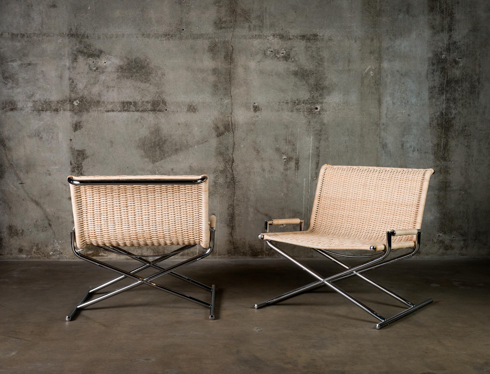 American Ward Bennett 'Sled' Lounge Chairs
