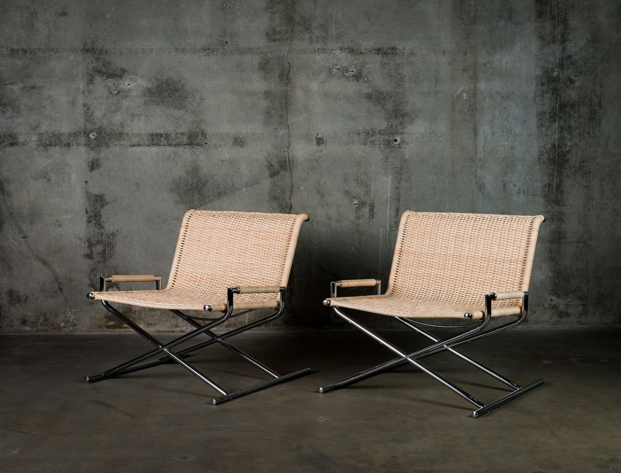 20th Century Ward Bennett 'Sled' Lounge Chairs