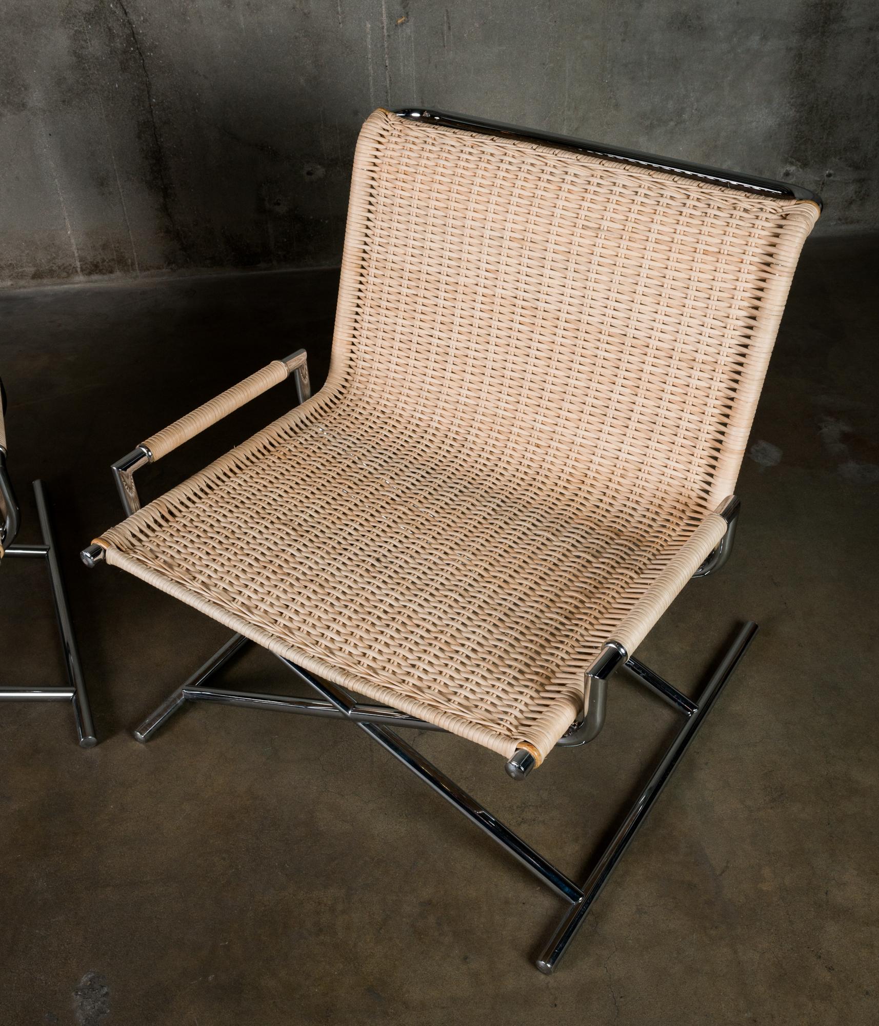 Ward Bennett 'Sled' Lounge Chairs 2