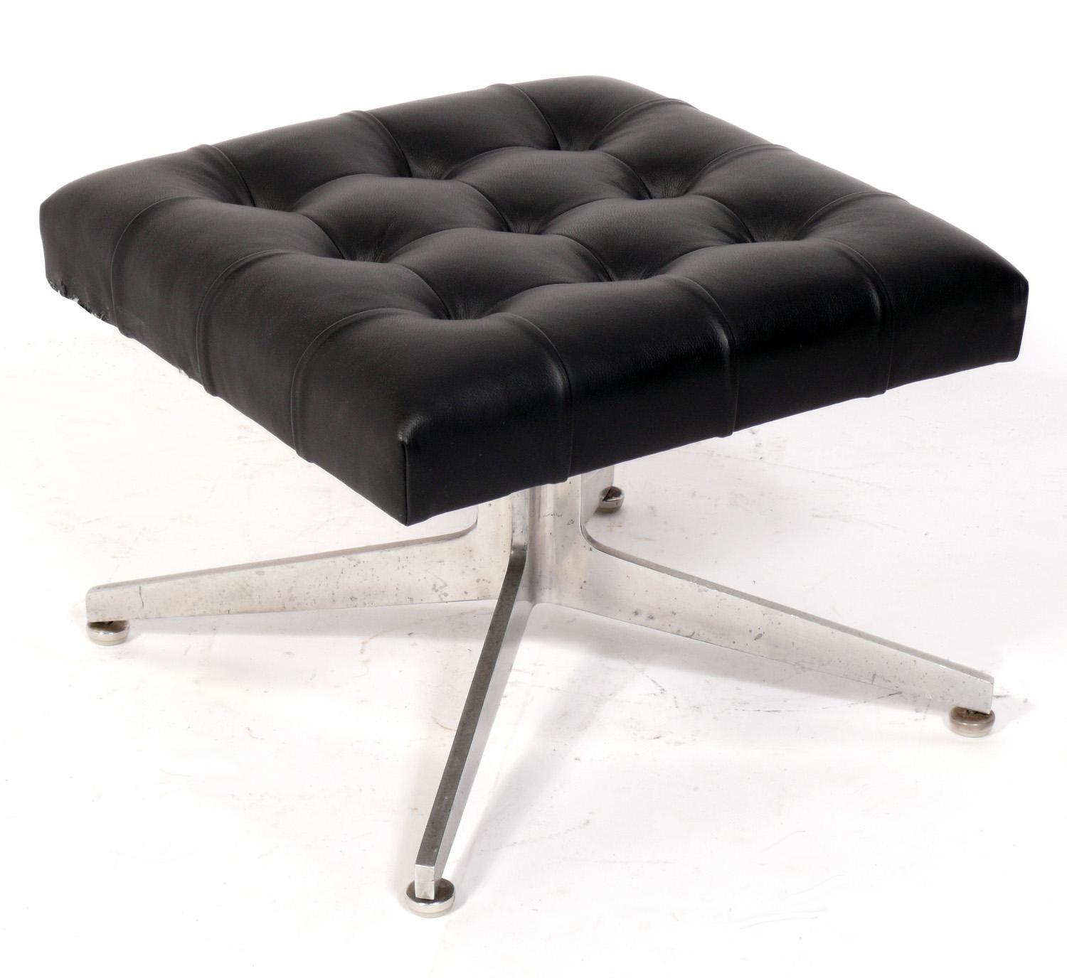 American Ward Bennett Tufted Ottoman or Stool For Sale