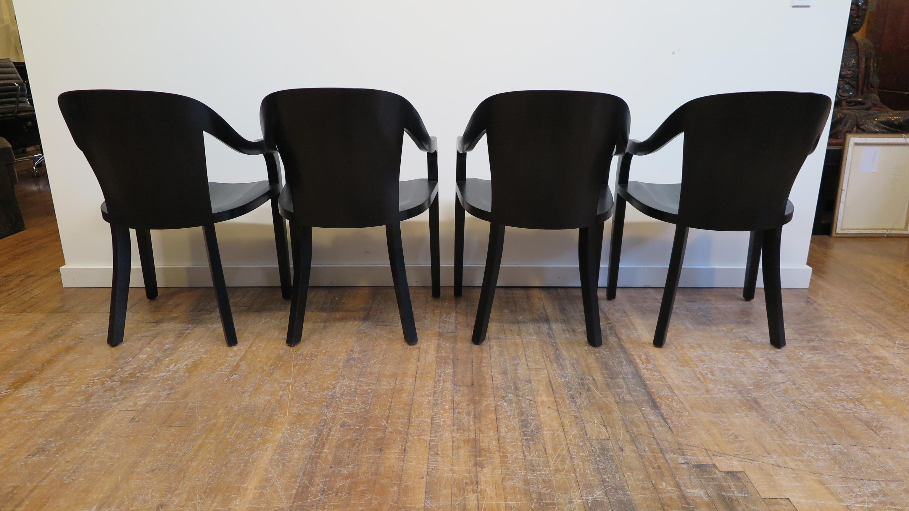Ward Bennett University Chair Set of Four In Good Condition In New York, NY