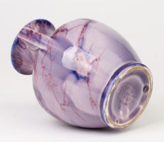 Wardle English Art Nouveau Twin Handled Art Pottery Vase