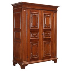 Used Wardrobe Baroque Walnut, Italy, 18th Century