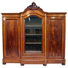 Wardrobe Bookcase Antique Baroque Cabinet Showcase Extra-Large