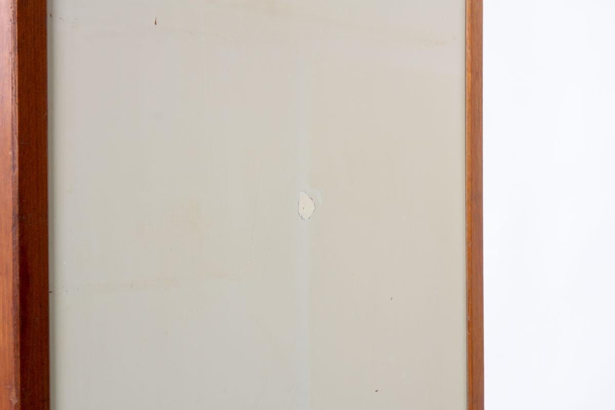 Armario de André Sornay en caoba y paneles beige 1960 en venta 7