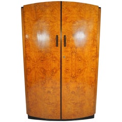 Wardrobe by Jindrich Halabala for UP Závody, 1950s Vintage Wardrobe by Jindrich Halabala for UP Závody, 1950s