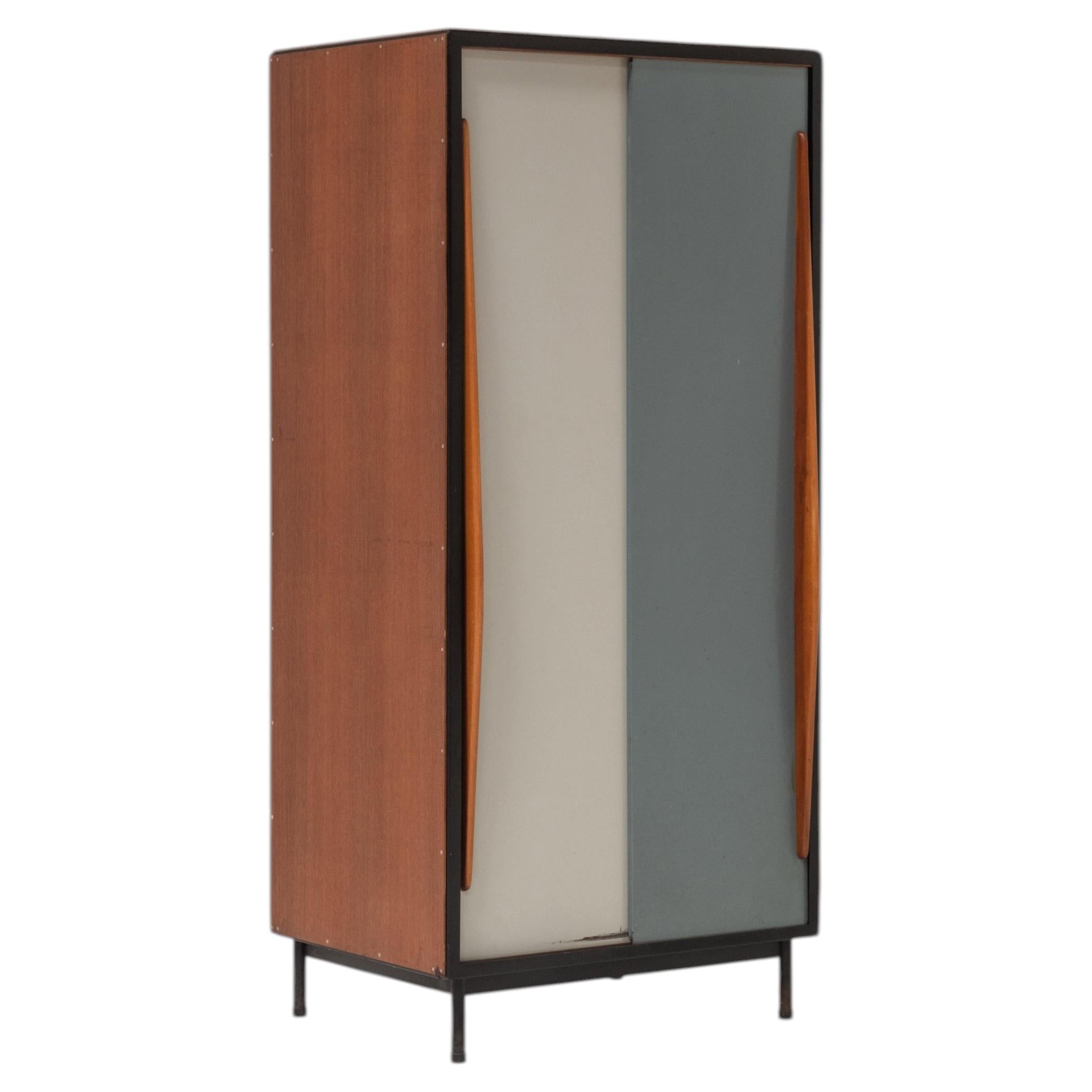 Iconic Mid-Century Modern Wardrobe Cabinet by Willy Van Der Meeren, Belgium
