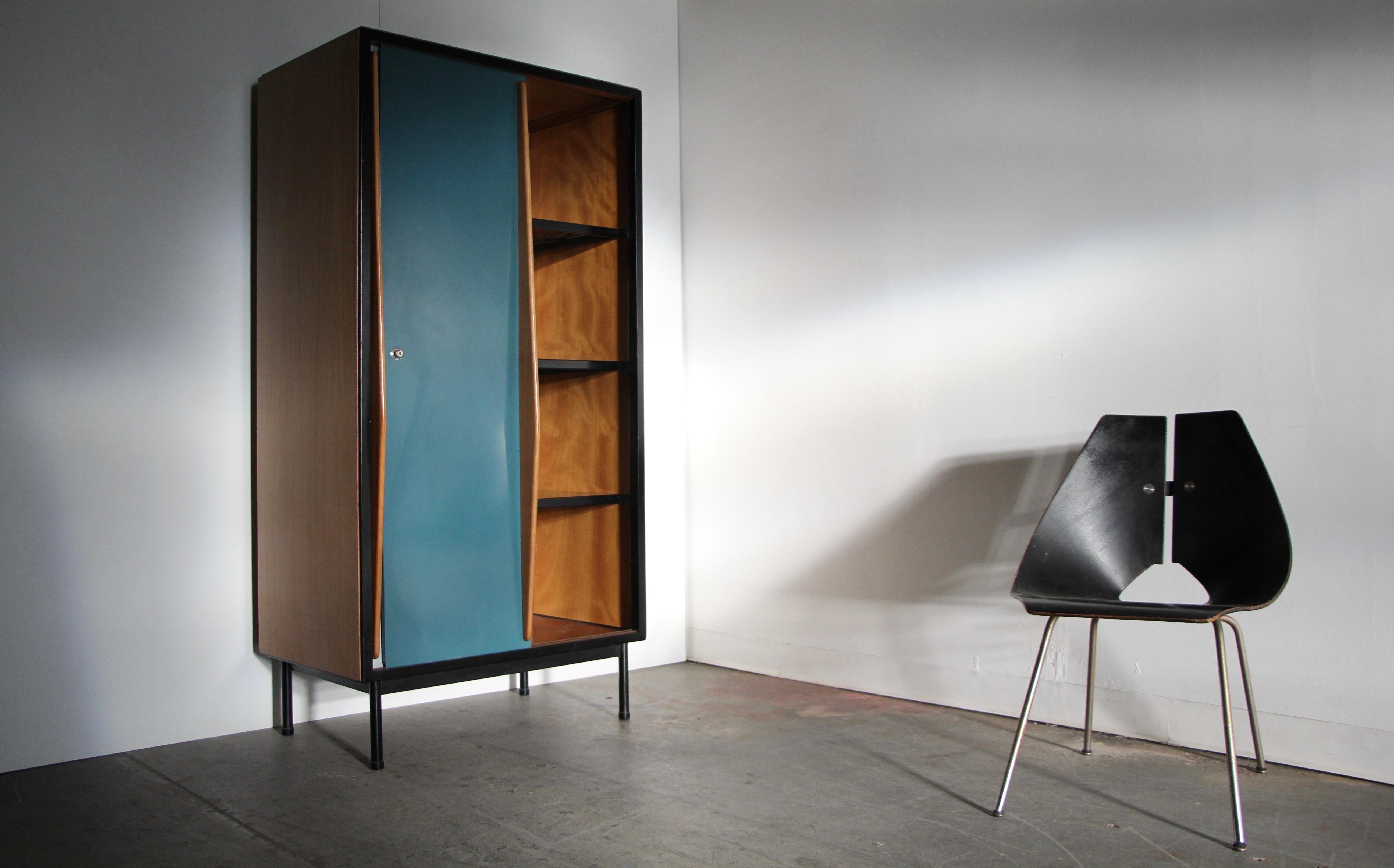 Belgian Wardrobe Cabinet by Willy Van Der Meeren for Tubax