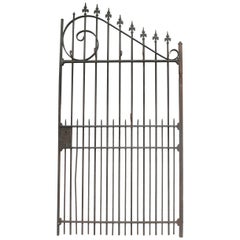 Wardrobe Coat Rack Made of Antique Wrought-Iron Gate