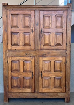 Wardrobe, Cupboard or Cabinet, Walnut, Castilian Influence, Spain Restored