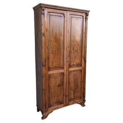 Antique Wardrobe, Cupboard or Cabinet, Walnut, Castilian Influence, Spain Restored