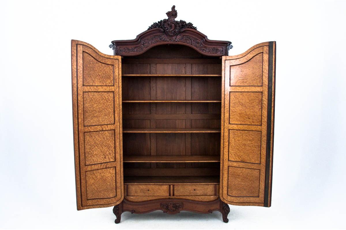 Louis Philippe Wardrobe, France, around 1890. Antique. For Sale