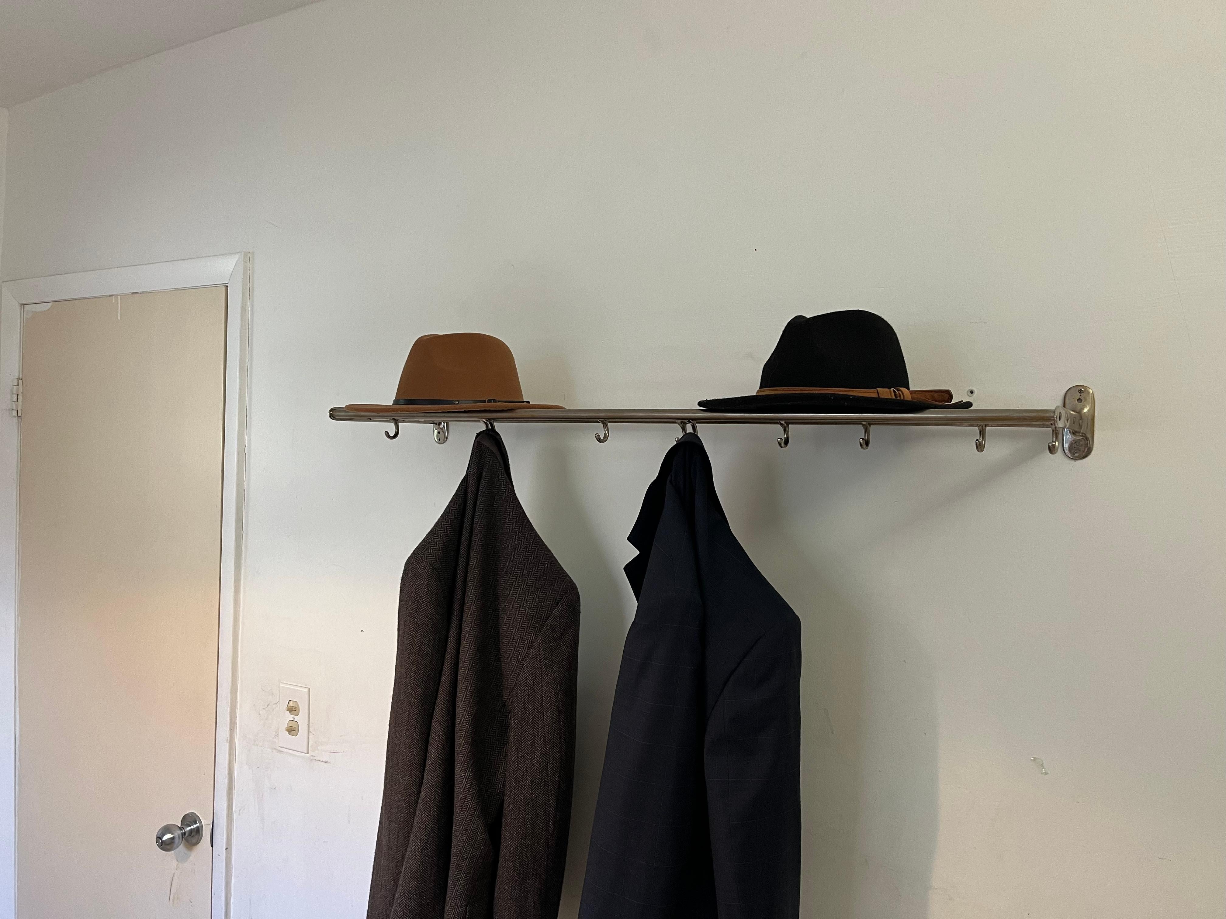 Wardrobe Hat Coat Rack by Karl Hagenauer 1932, Max Fellerer, Original Invoice In Good Condition For Sale In Miami, FL