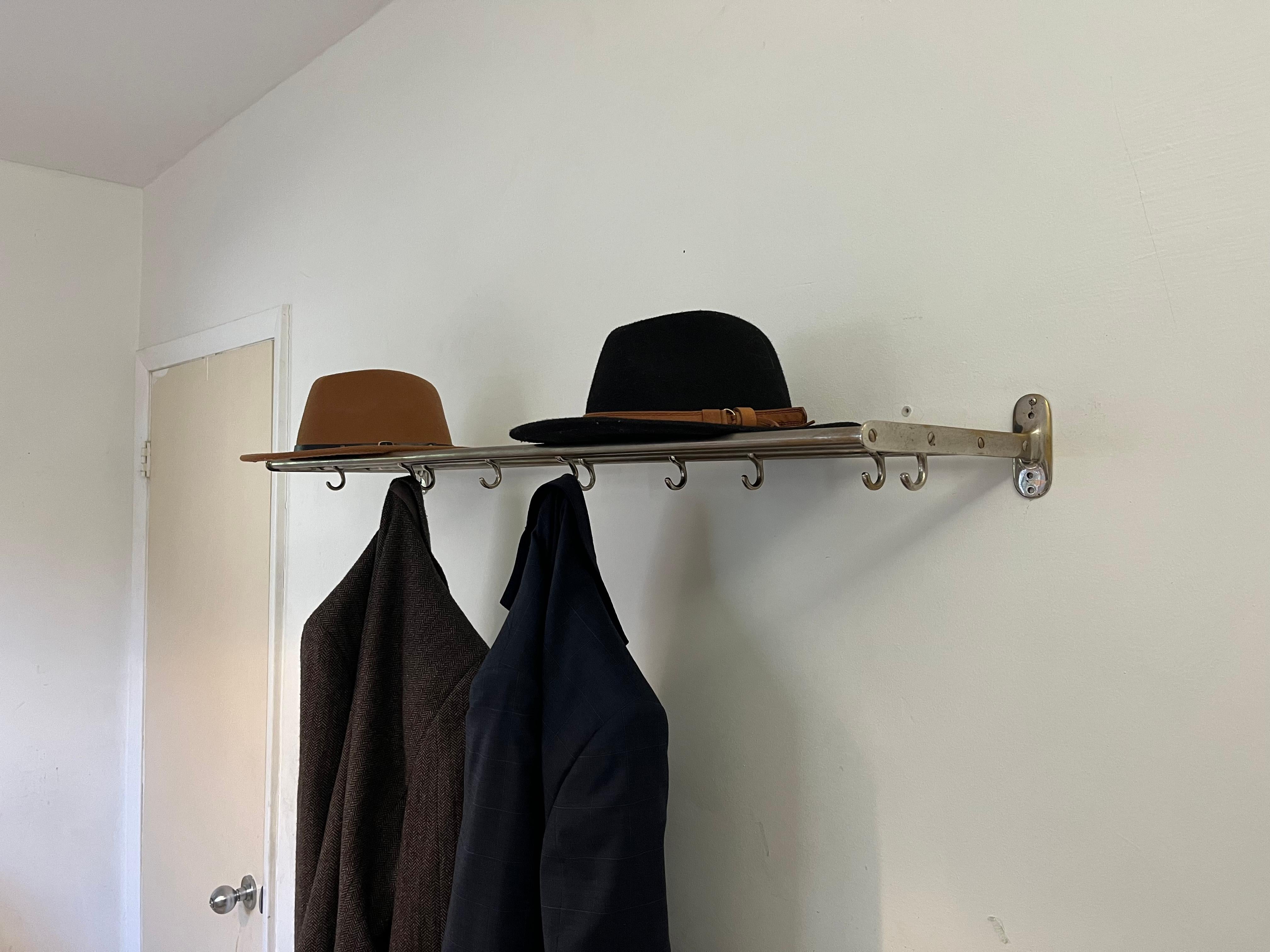 Mid-20th Century Wardrobe Hat Coat Rack by Karl Hagenauer 1932, Max Fellerer, Original Invoice For Sale