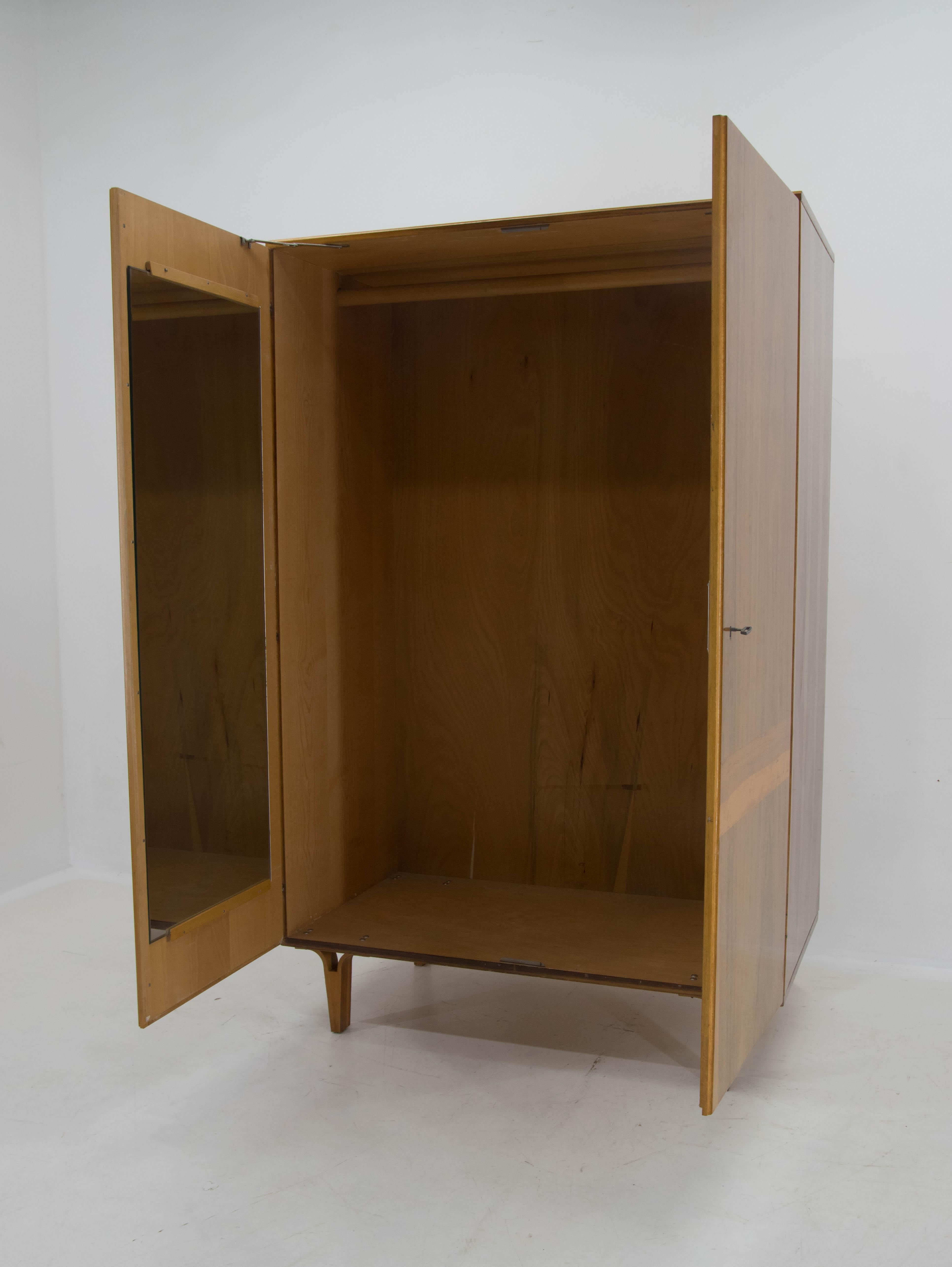 Late 20th Century Wardrobe in High Gloss Finish by Mezulanik for Novy Domov, 1970s