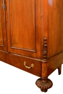 Wardrobe or Closet, Walnut, Metal, 19th Century