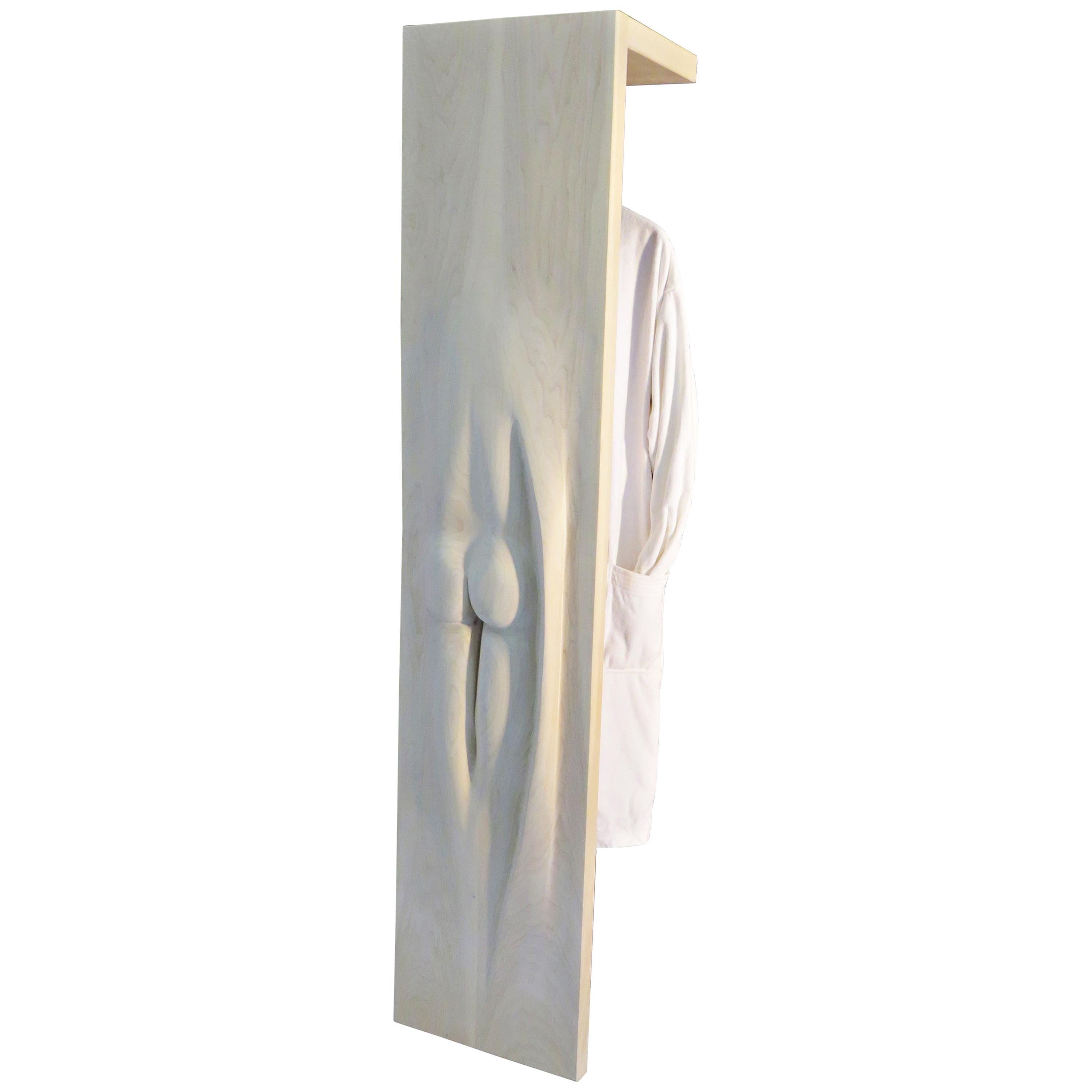 Coat Rack, Solid Wood, Sensual Act, one-of-a-kind, Handcrafted in Germany