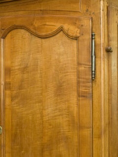 Wardrobe with Gun Rack, Cherrywood and Oak, France, 18th Century