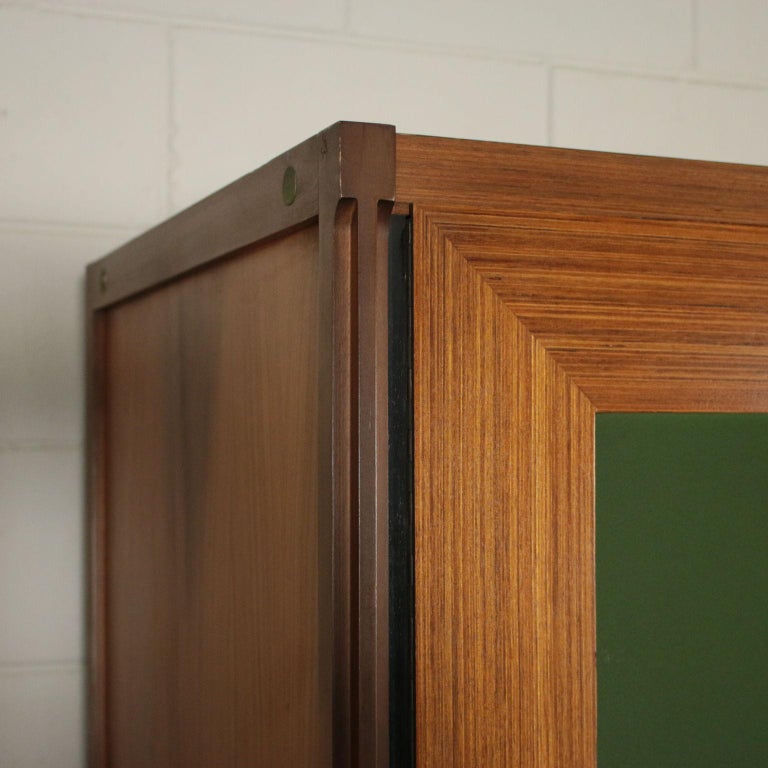 Wardrobe Wood And Teak Veneer Vintage Italy 1960s At 1stdibs