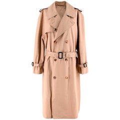 Wardrobe.NYC Beige Pure Cotton Trench Coat S