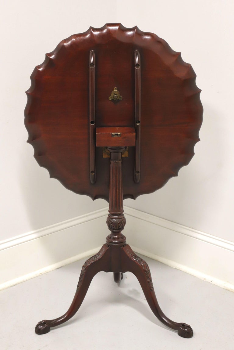 WARE and CO Collectors Group Antique Mahogany Chippendale TiltTop Pie