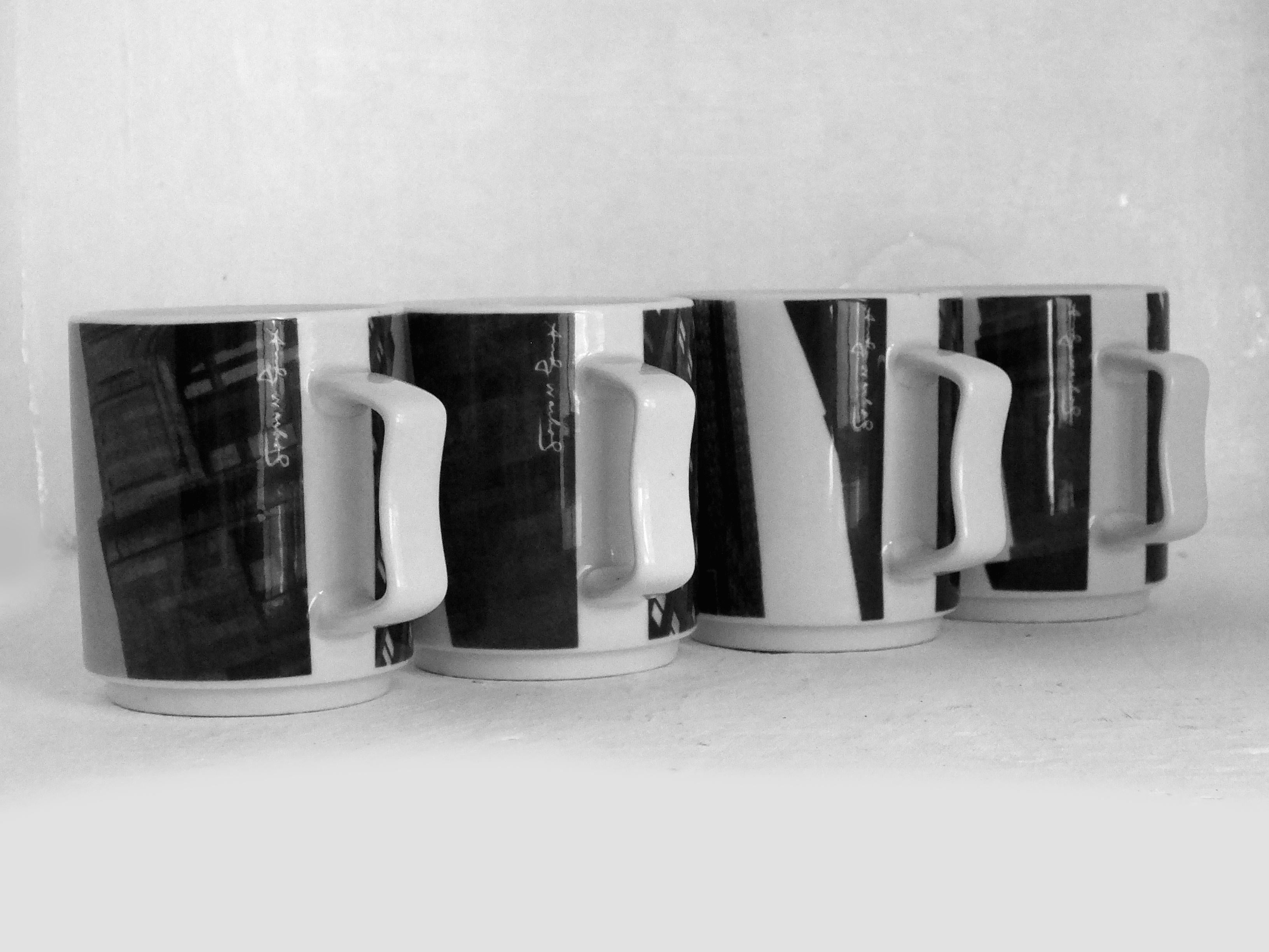 Andy Warhol Design Rosenthal Empire State Building in den Jahren '70 vier Porzellan (Ende des 20. Jahrhunderts) im Angebot