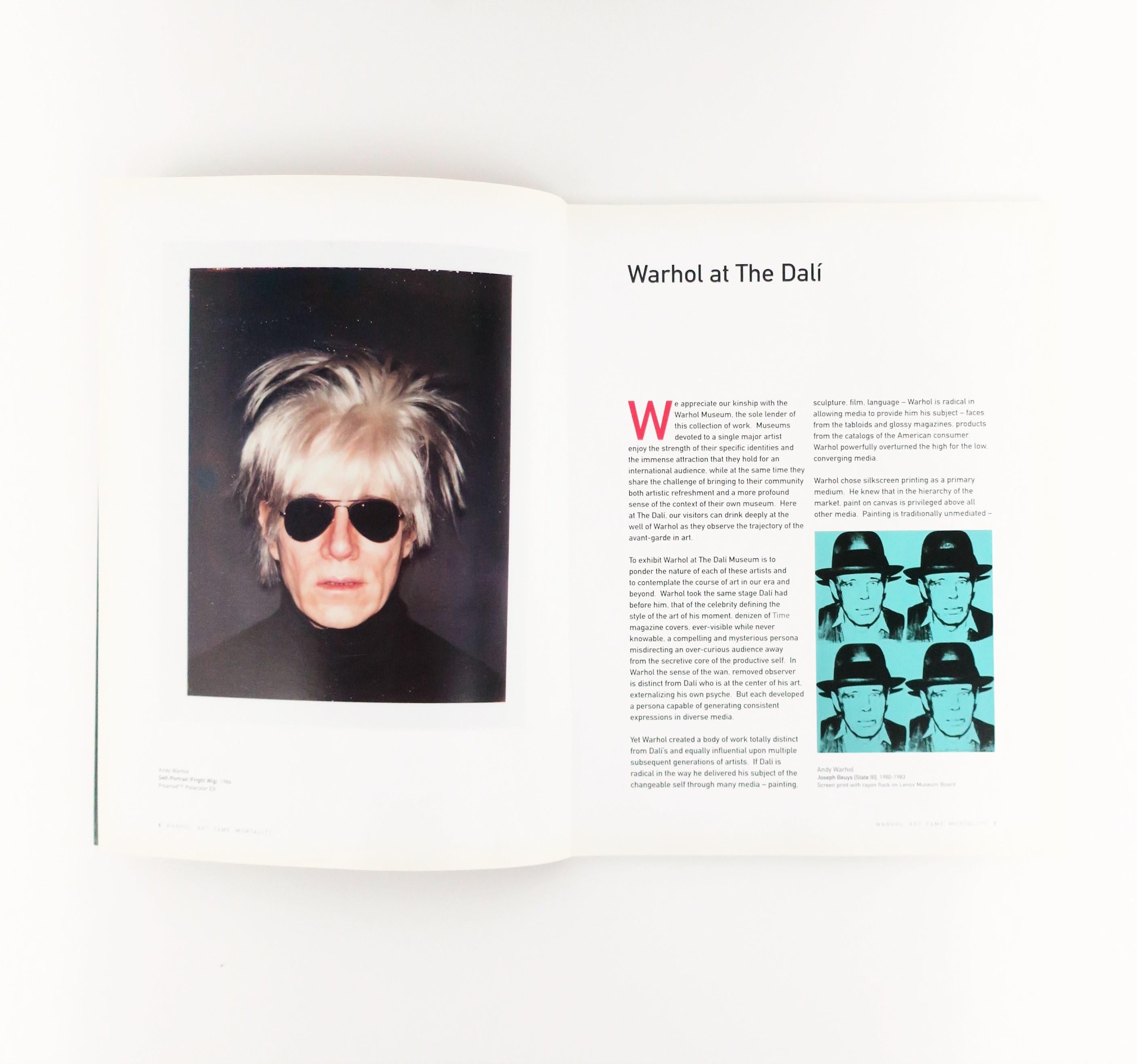 Contemporary Warhol Art, Fame, Mortality, Exhibition Book