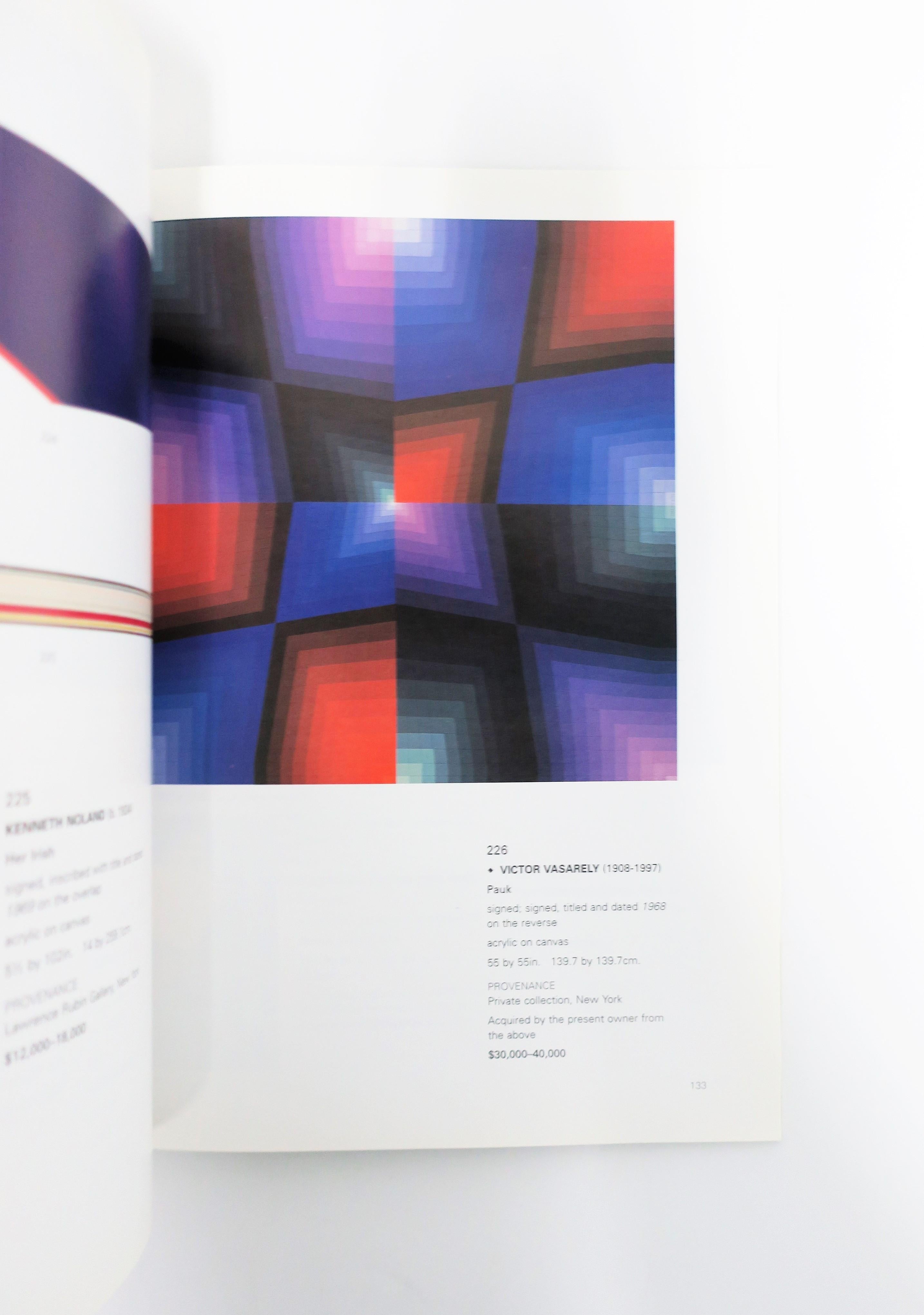 Warhol Cover Contemporary Art Sotheby's New York Catalog Book, 2001 6