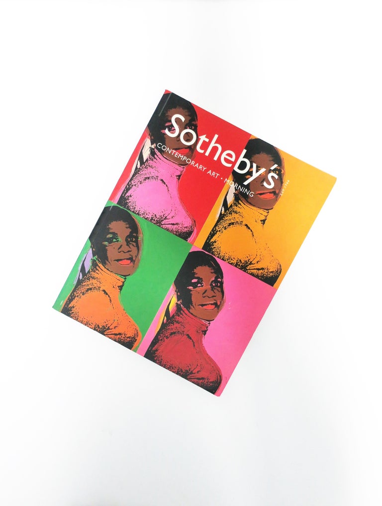 Warhol Cover Contemporary Art Sotheby's New York Catalog Book, 2001 For