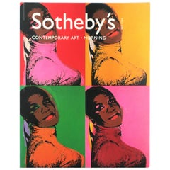 Warhol Cover Arte contemporanea Sotheby's New York Catalog Book, 2001