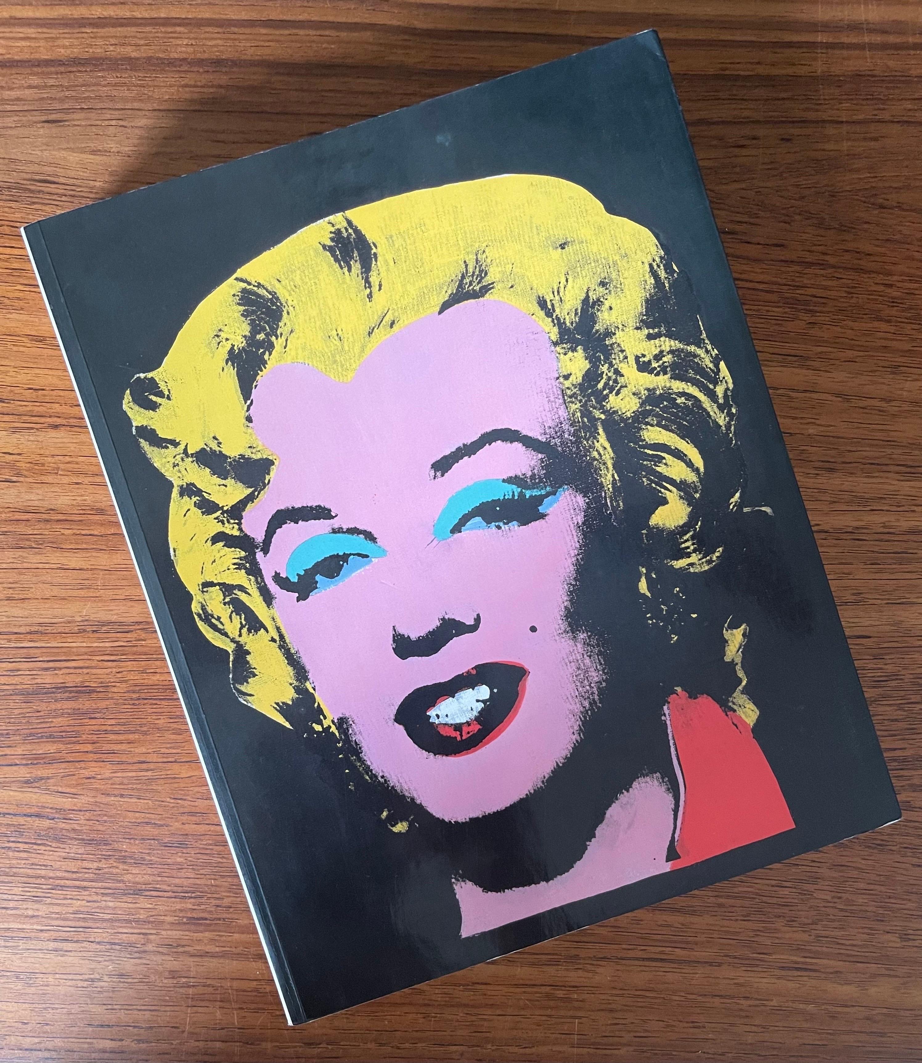 American Warhol Retrospective Art Book and Exhibit Programs Moca LA 2002 For Sale