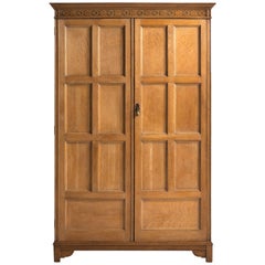 Waring and Gillow Oak Wardrobe, circa 1920