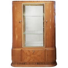 Antique Waring & Gillow Art Deco Display Cabinet