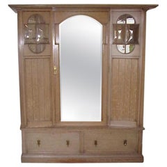 Waring & Gillows George Walton Style of, Arts & Crafts Wardrobe & Dressing Table