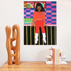 'Warm Buns' Portrait Painting by Alan Fears Pop Art