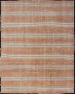 Rug & Kilim Vintage turc à rayures 4'7 x 6'0