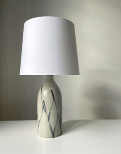 Lampada da tavolo grafica moderna danese Kähler con rivestimento morbido, anni '60