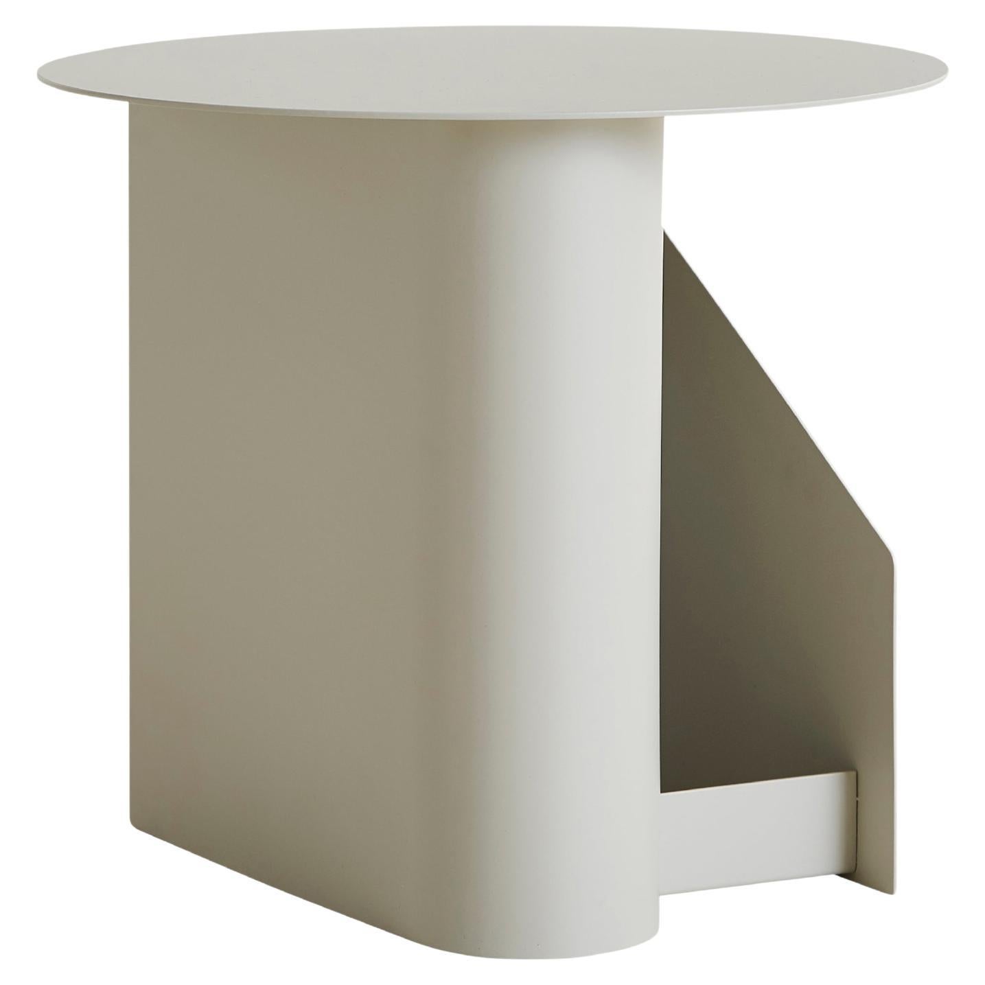 Warm Grey Sentrum Side Table by Schmahl + Schnippering For Sale