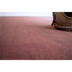Tappeto Design Rotondo Grande Rosso Sfumato Rug by Deanna Comellini ø 400 cm